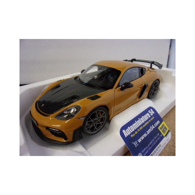 Porsche Cayman GT4 RS Weissach Yellow 2023 187252 Norev