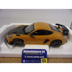 Porsche Cayman GT4 RS Weissach Yellow 2023 187252 Norev