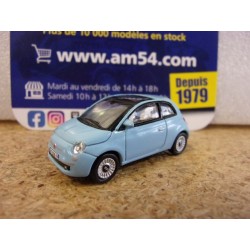 Fiat 500 2008 Blue 770064 Norev 1/87