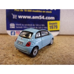Fiat 500 2008 Blue 770064 Norev 1/87