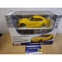 Toyota GR Supra MK5 Jaune 39538 Kit à Monter Maisto Assembly Line
