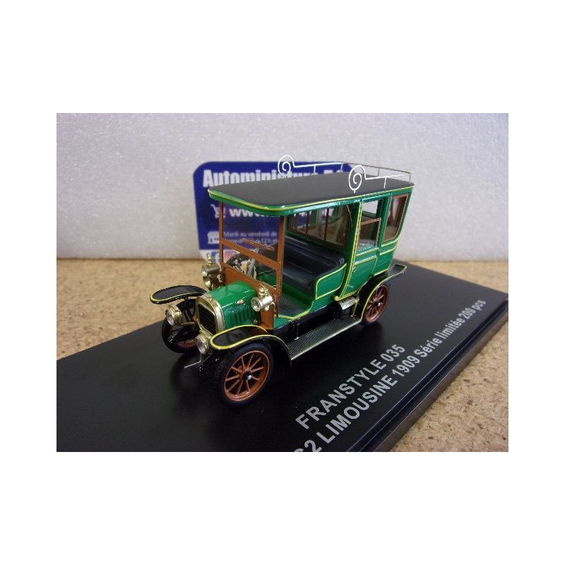 Peugeot Lion VC2 Limousine Green 1909 Franstyle035