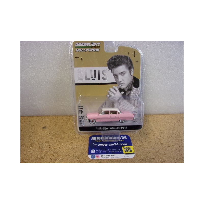 Cadillac Fleetwood series 60 Elvis Pink Cadillac 1955 44740-C Greenlight 1.64ième
