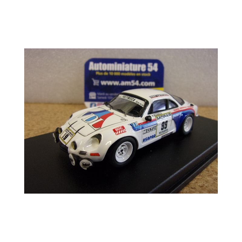 1979 Alpine A110 n°99 Delessalle - Annaud Manx Rally ref RR.UK106 Trofeu