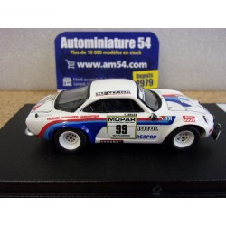 1979 Alpine A110 n°99 Delessalle - Annaud Manx Rally ref RR.UK106 Trofeu