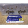 Lotus Ford 72 n°1 Peterson & n°2 Ickx + Ford Transit JPS + Figurine 22889 Brekina 1/87