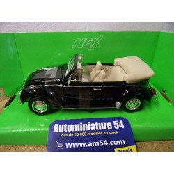 Volkswagen Beetle Cabrio Black 1972 Coccinelle 22091WB Welly