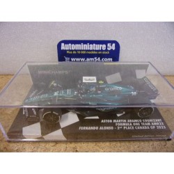 2023 Aston Martin AMR23 n°14 Fernando Alonso 2nd Canada GP 417230914 Minichamps
