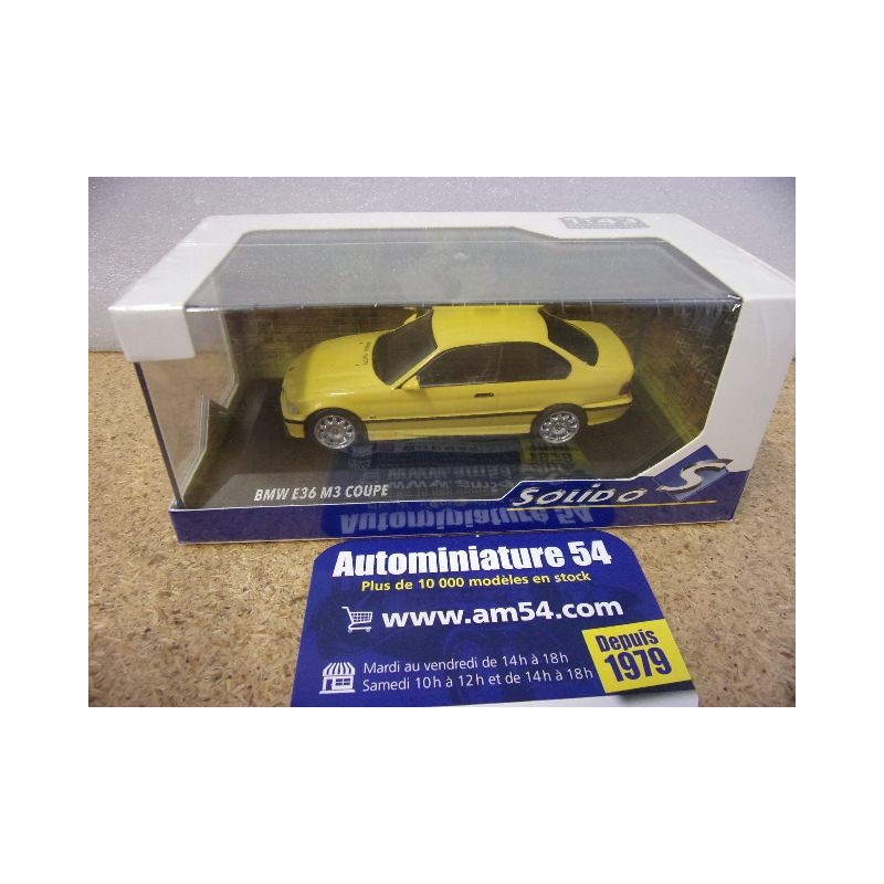 SOLIDO - BMW M3 Coupé 1999 Yellow Dakar - 1/43 - UK SOLIDO - BMW M3 Coupé 1999 Yellow Dakar - 1/43 - UK