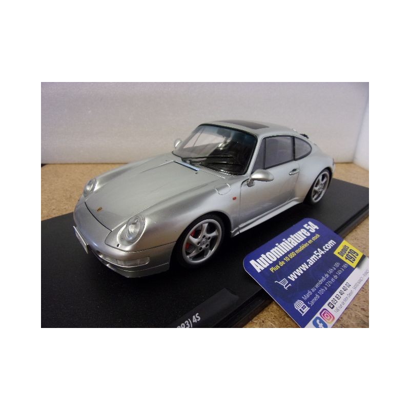 Porsche 911 - 993 Carrera 4S Polar Silver 1996 S1810103 Solido