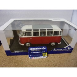 Volkswagen Samba Combi T1 Red - White 1962 S1813402 Solido