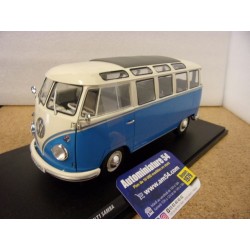 Volkswagen Samba Combi T1 Blue - White 1962 S1813401 Solido