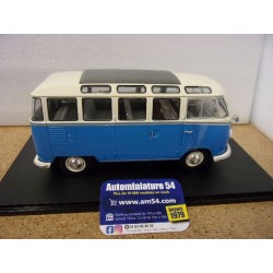 Volkswagen Samba Combi T1 Blue - White 1962 S1813401 Solido