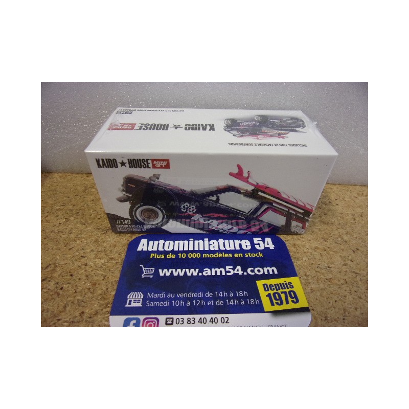Nissan Datsun 510  4X4 Wagon Kaido Off Road V2 KHMG149 True Scale Miniatures MinGT