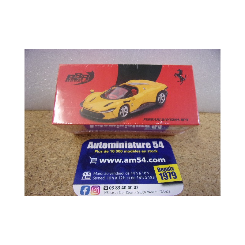 Ferrari Daytona SP3 Giallo Modena BBRModels BBRFER64008 MiniGT 1/64