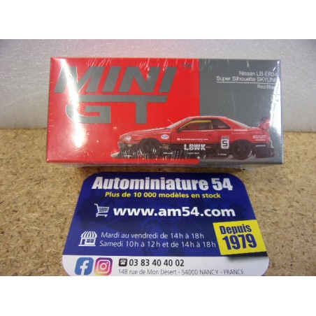 Nissan LB Works Skyline GT-R R34 Super Silhouette Red MGT0843 True Scale Models Mini GT