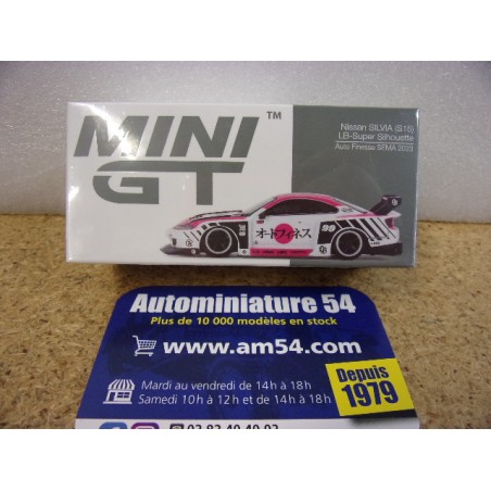Nissan LB Super Silhouette S15 Silvia LB Super Silouette Auto Finesse SEMA 2023 MGT00781 True Scale Models Mini GT
