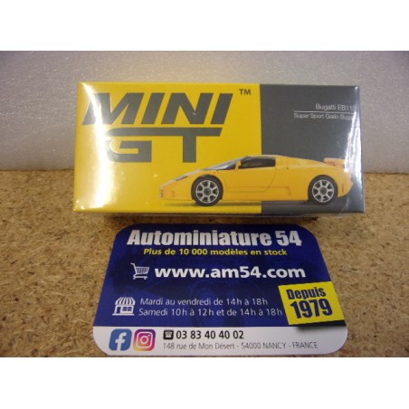 Bugatti EB110 Super Sport Giallo Bugatti MGT00866 True Scale Models Mini GT
