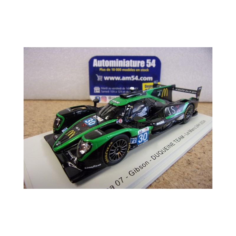 2024 Oreca 07 Gibson Duqueine Team n°30 Simmenauer - Allen - Falb LMP2 Le Mans S9138 Spark Model
