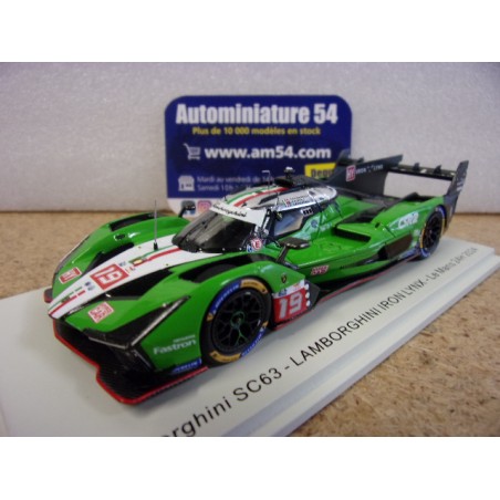 2024 Lamborghini SC63 Iron Lynx n°19 Grosjean - Caldarelli - Cairoli Le Mans S9120 Spark Model