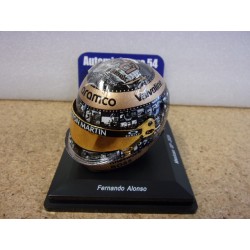 2024 Casque Fernando Alonso Aston Martin Mexican GP 1/5 5HF164 Spark Model