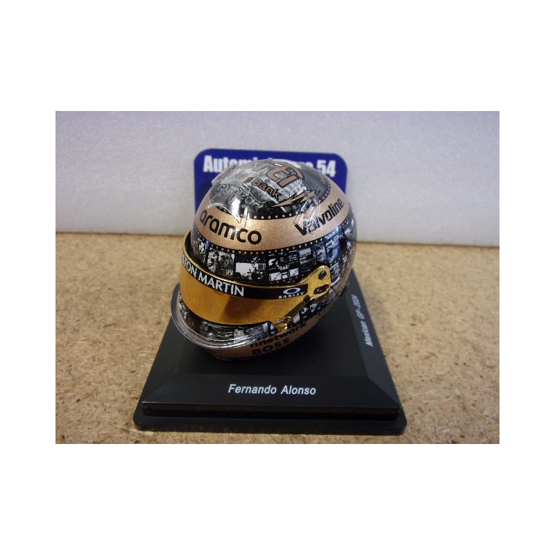 2024 Casque Fernando Alonso Aston Martin Mexican GP 1/5 5HF164 Spark Model
