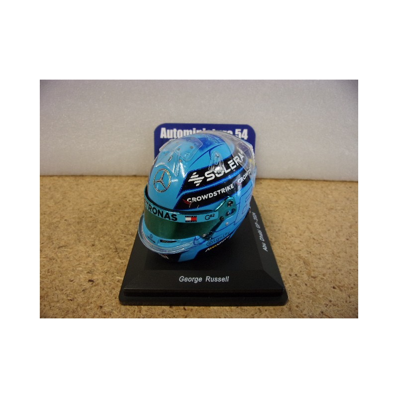 2024 Casque George Russell Mercedes AMG Abu Dhabi 1/5 5HF182 Spark Model