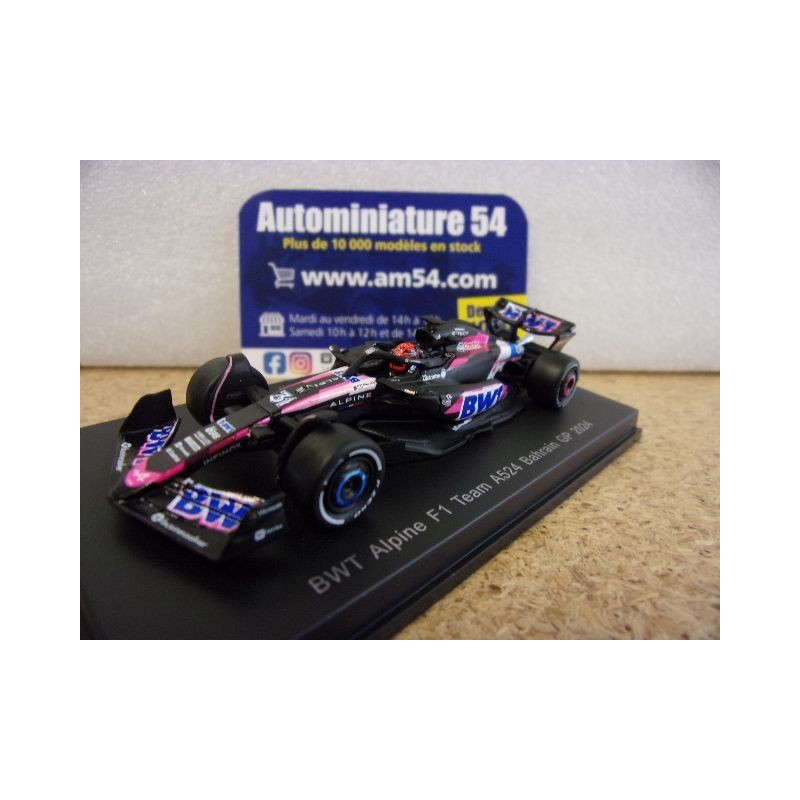 2024 Alpine A523 BWT n°31 Esteban Ocon Bahrain Y369 Spark Model Sparky 1.64