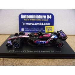2024 Alpine A523 BWT n°31 Esteban Ocon Bahrain Y369 Spark Model Sparky 1.64
