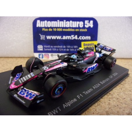2024 Alpine A523 BWT n°10 Pierre Gasly Bahrain Y368 Spark Model Sparky 1.64