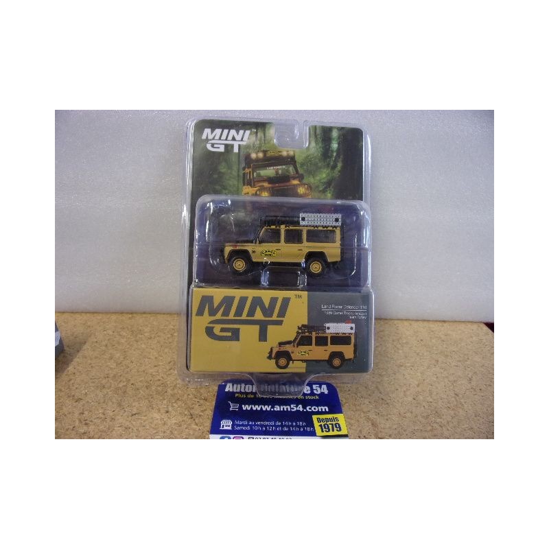 1989 Land Rover Defender 110 Camel Trophy Team Turkey MGT00856 True Scale Models Mini GT