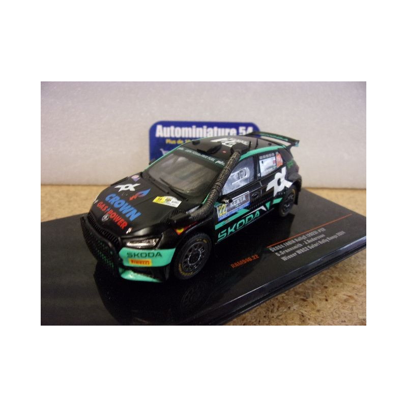 2024 Skoda Fabia Rally2 n°22 Greensmith - Andersson Safari Kenya RAM940 Ixo Models