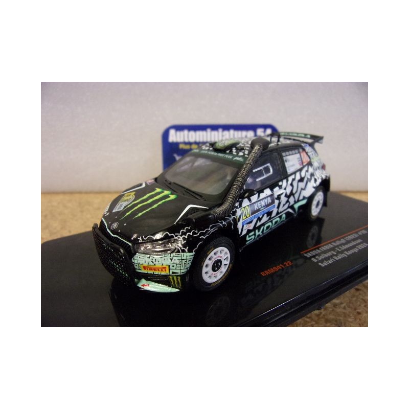 2024 Skoda Fabia Rally2 n°22 O Solberg - Edmondson Safari Kenya RAM941 Ixo Models
