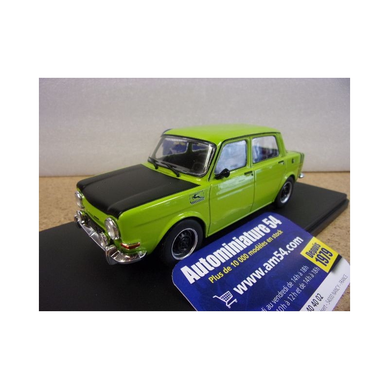 Simca 1000 Rallye 2 Vert - Noir 1960 124246 WhiteBox