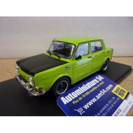 Simca 1000 Rallye 2 Vert - Noir 1960 124246 WhiteBox