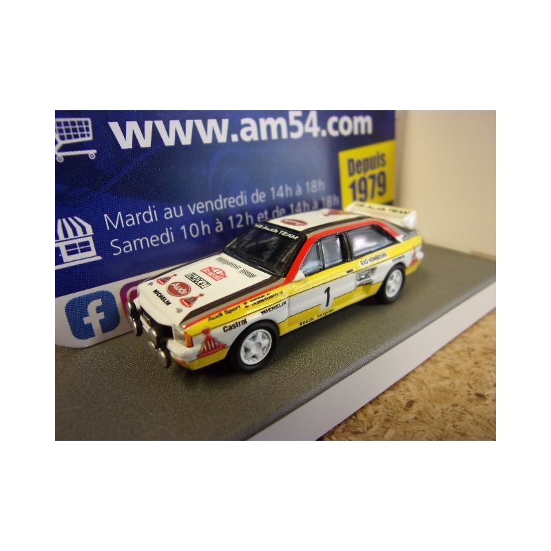 1984 Audi Quattro Sport n°1 Rohrl - Geistdorfer Monte Carlo 452675600 Schuco 1/87