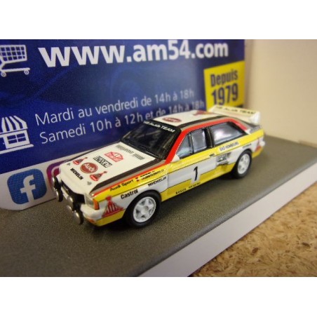 1984 Audi Quattro Sport n°1 Rohrl - Geistdorfer Monte Carlo 452675600 Schuco 1/87