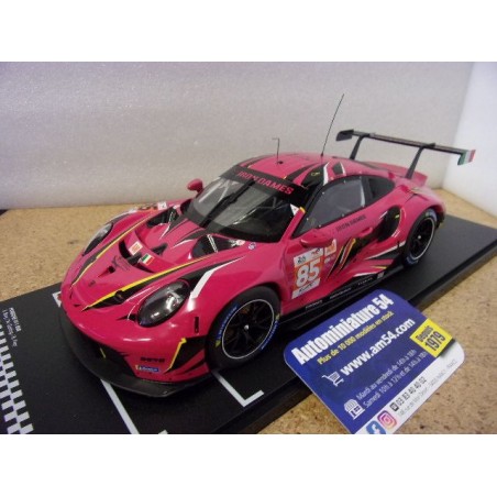 2023 Porsche 911 - 991 RSR Iron Dames n°85 Bovy - Gatting - Frey GTE Pro 24H Le Mans LEGT18-23039 Ixo Models