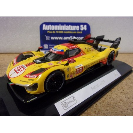2024 Ferrari 499P AF Corse N°83 KUBICA - SHWARTZMAN - YE LE MANS 36317-83 Bburago Racing
