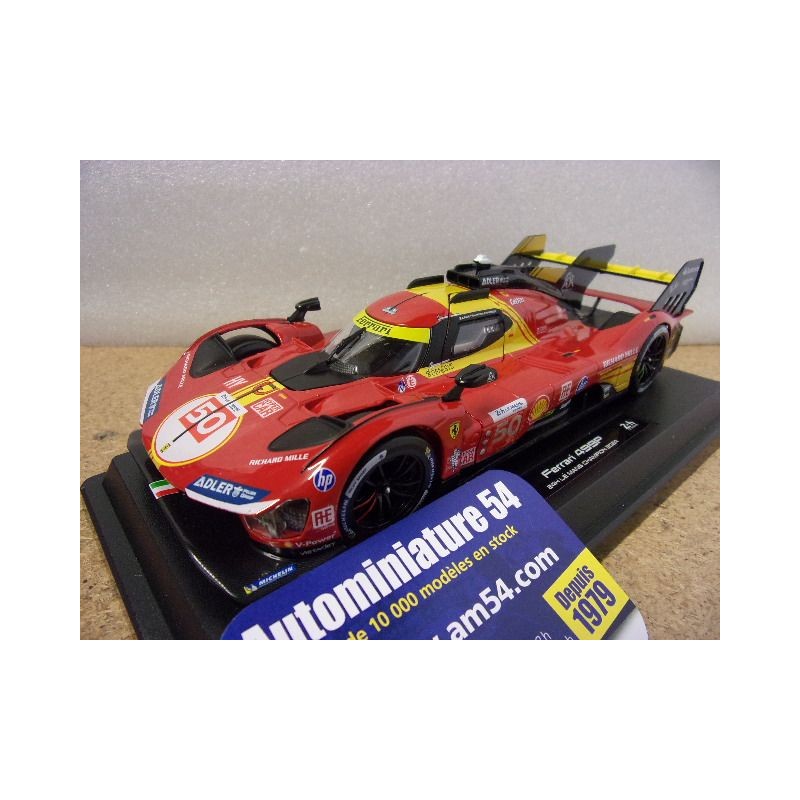 2024 Ferrari 499P AF Corse N°50 FUOCO - MOLINA - NIELSEN 1st winner LE MANS 18-26312 Bburago Racing