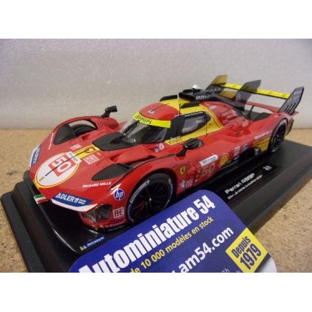 2024 Ferrari 499P AF Corse N°50 FUOCO - MOLINA - NIELSEN 1st winner LE MANS 18-26312 Bburago Racing