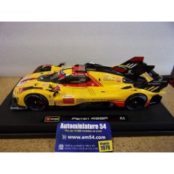 2024 Ferrari 499P AF Corse N°83 KUBICA - SHWARTZMAN - YE LE MANS 18-16304-84 Bburago Racing