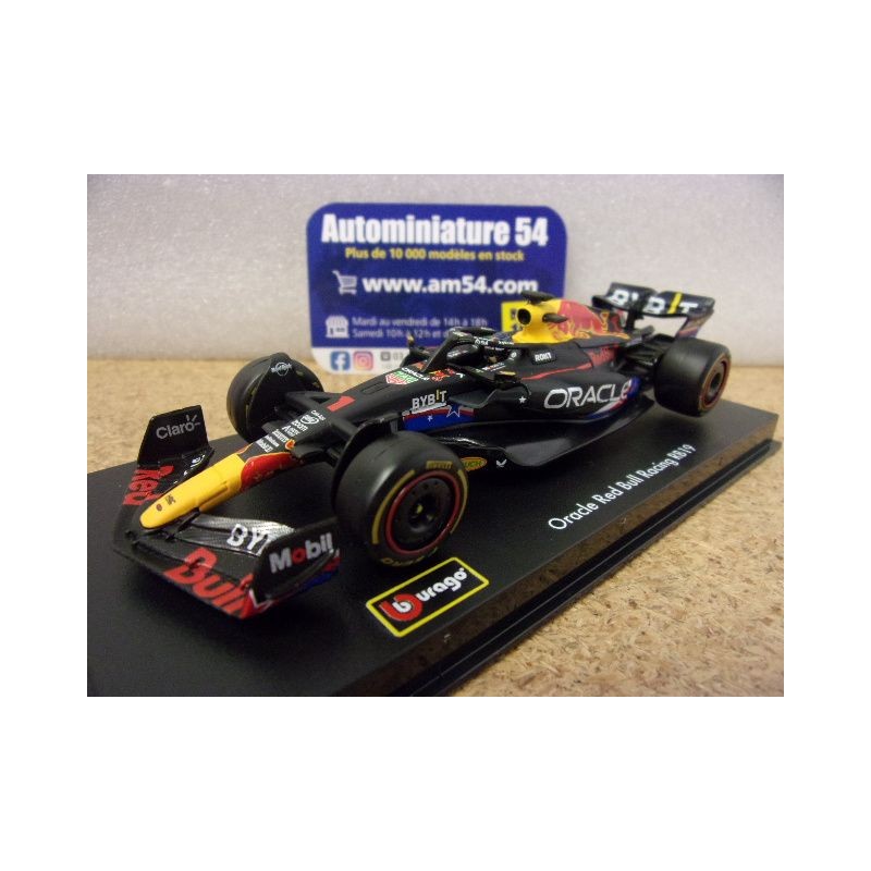 2023 Red Bull Racing RB19 n°1 Max Verstappen Austin Constructor Champion 18-38083-VA Bburago Racing