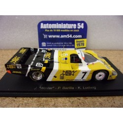 1985 Porsche 956 New Man n°7 Winter - Barilla - Ludwig 1st Winner Le Mans 43LM85 Spark Model