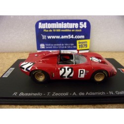 1967 Alfa Roméo 33 n°22 Bussinello - Zeccoli - de Adamich - Galli SG816 Spark model