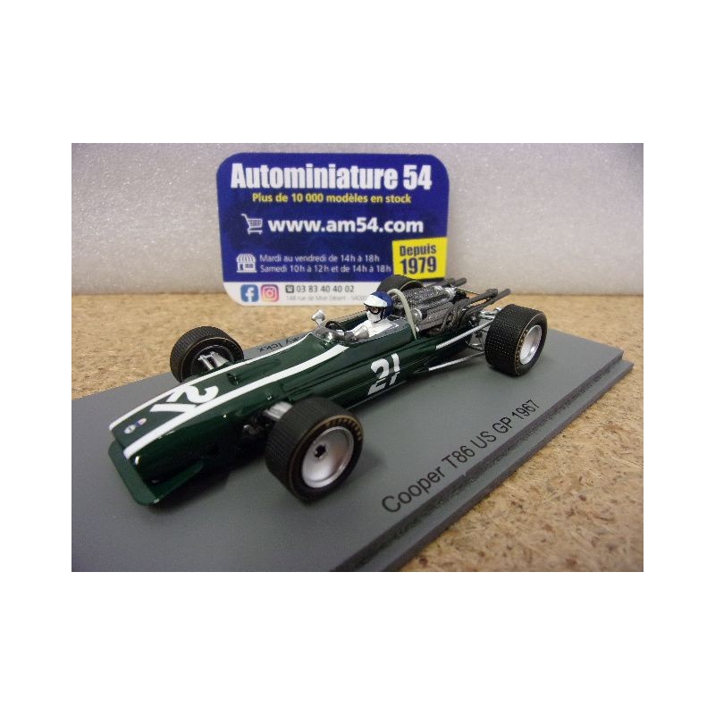 1967 Cooper T86 n°21 Jacky Ickx US GP S5296 Spark Model