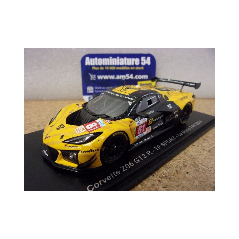 2024 Chevrolet Corvette Racing C8R n°81 Eastwood - Andrade - van Rompuy GT3 Le Mans S9155 Spark Model