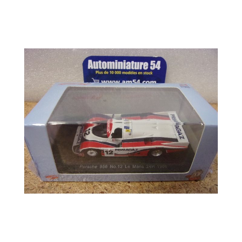 1986 Porsche 956 Primagaz n°12 Le Mans Y324 Spark Model Sparky 1.64