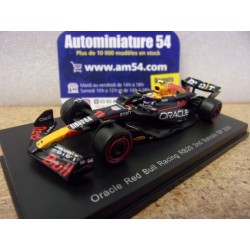 2024 RedBull RB20 n°1 Max Verstappen 2nd Bahrain Y371 Spark Model Sparky 1.64