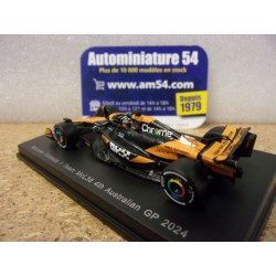 2024 McLaren MCL38 n°81 Oscar Piastri 4th Australian Y375 Spark Model Sparky 1.64